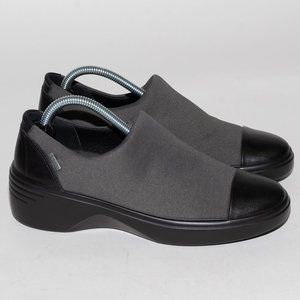 Ecco Danish Design Women's Size 36 US 5 Waterproof Black Slip On Comfort Shoe
